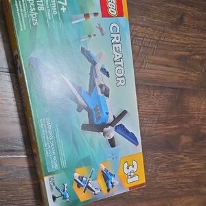 LEGO Creator 3-in-1 Blue Plane Set New